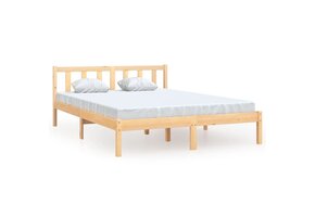 vidaXL Grenen Bedframe 140x200 cm - 55% Korting!