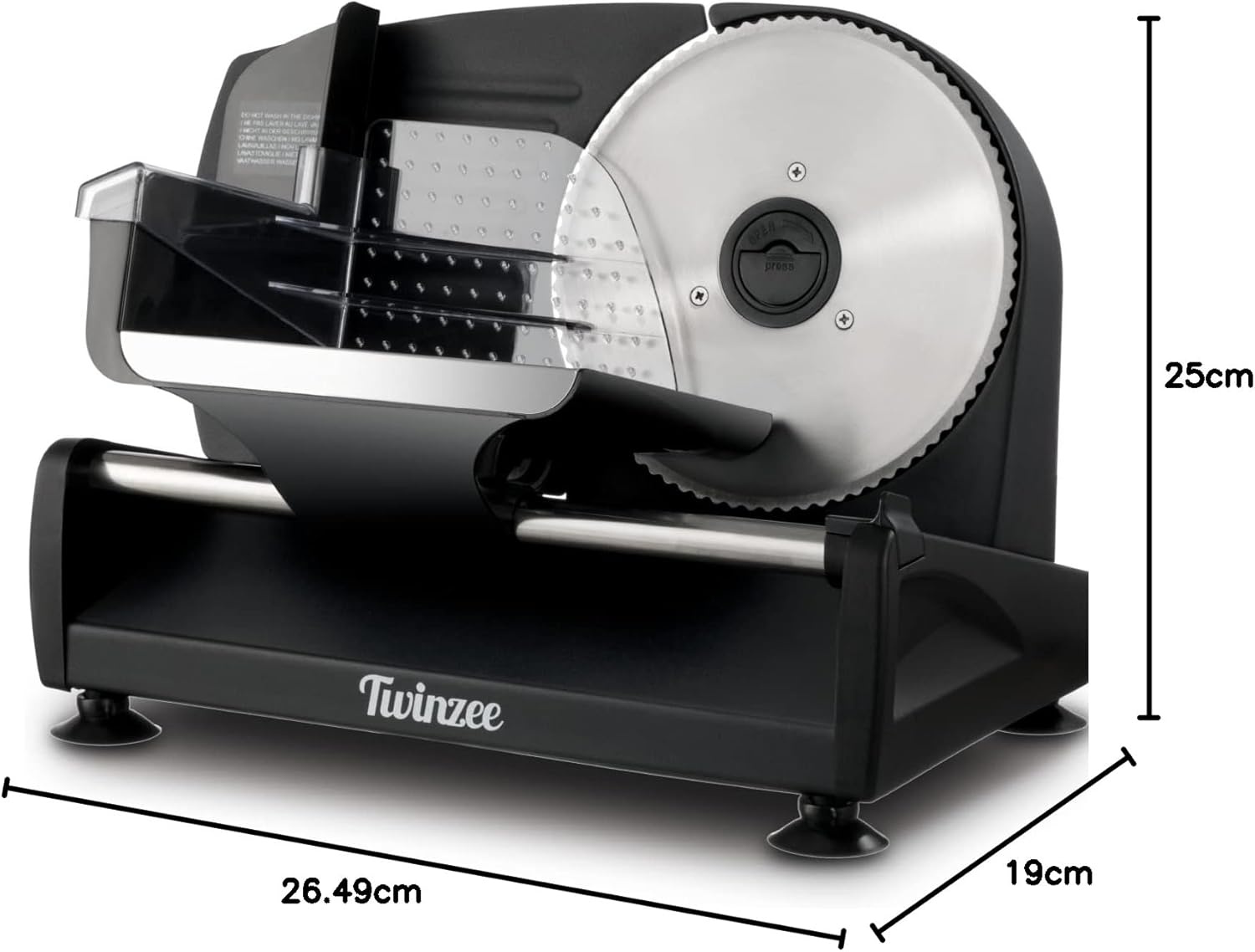Elektrische Allessnijder - 30% Korting - Verstelbaar 0-15mm, 2 Bladen