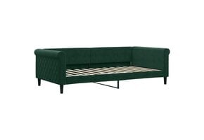 vidaXL Slaapbank 100x200 cm Fluweel Donkergroen - 37% Korting!