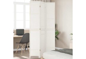 vidaXL Kamerscherm Paulowniahout Wit - 55% Korting