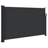 vidaXL Uittrekbaar Windscherm 117x300 cm Zwart - 60% Korting!