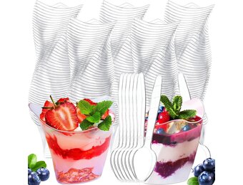 50x Dessertglazen (100ml) - Ongebruikt & 30% Korting!