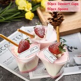50x Dessertglazen (100ml) - Ongebruikt & 30% Korting!