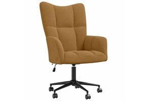 vidaXL Relaxstoel Fluweel Bruin - 47% Korting