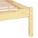 vidaXL Bedframe massief grenenhout 200x200 cm
