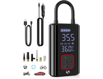 Draagbare luchtcompressor voor banden, draagbare mini-compressor