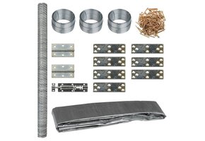 vidaXL Kippenhok Metaal (268x100x190cm) - 42% Korting!