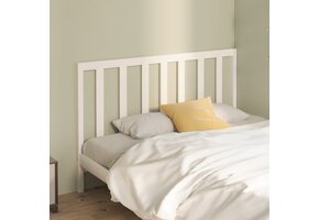 vidaXL Hoofdbord 166x4x100 cm massief grenenhout wit