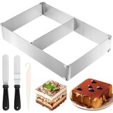 Verstelbaar RVS Bakframe - Rechthoekig - 60% Korting