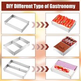 Verstelbaar RVS Bakframe - Rechthoekig - 60% Korting