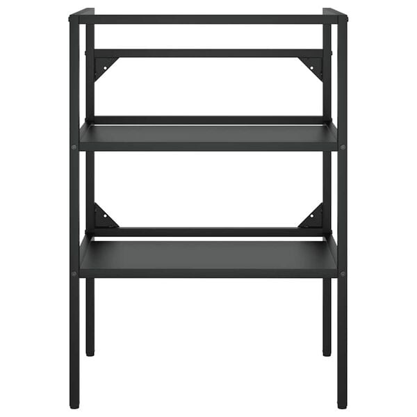 vidaXL Wastafelframe Zwart - 37% Korting!
