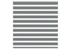 vidaXL Zebra Rolgordijn Donkergrijs 140x100 cm - 55% Korting!