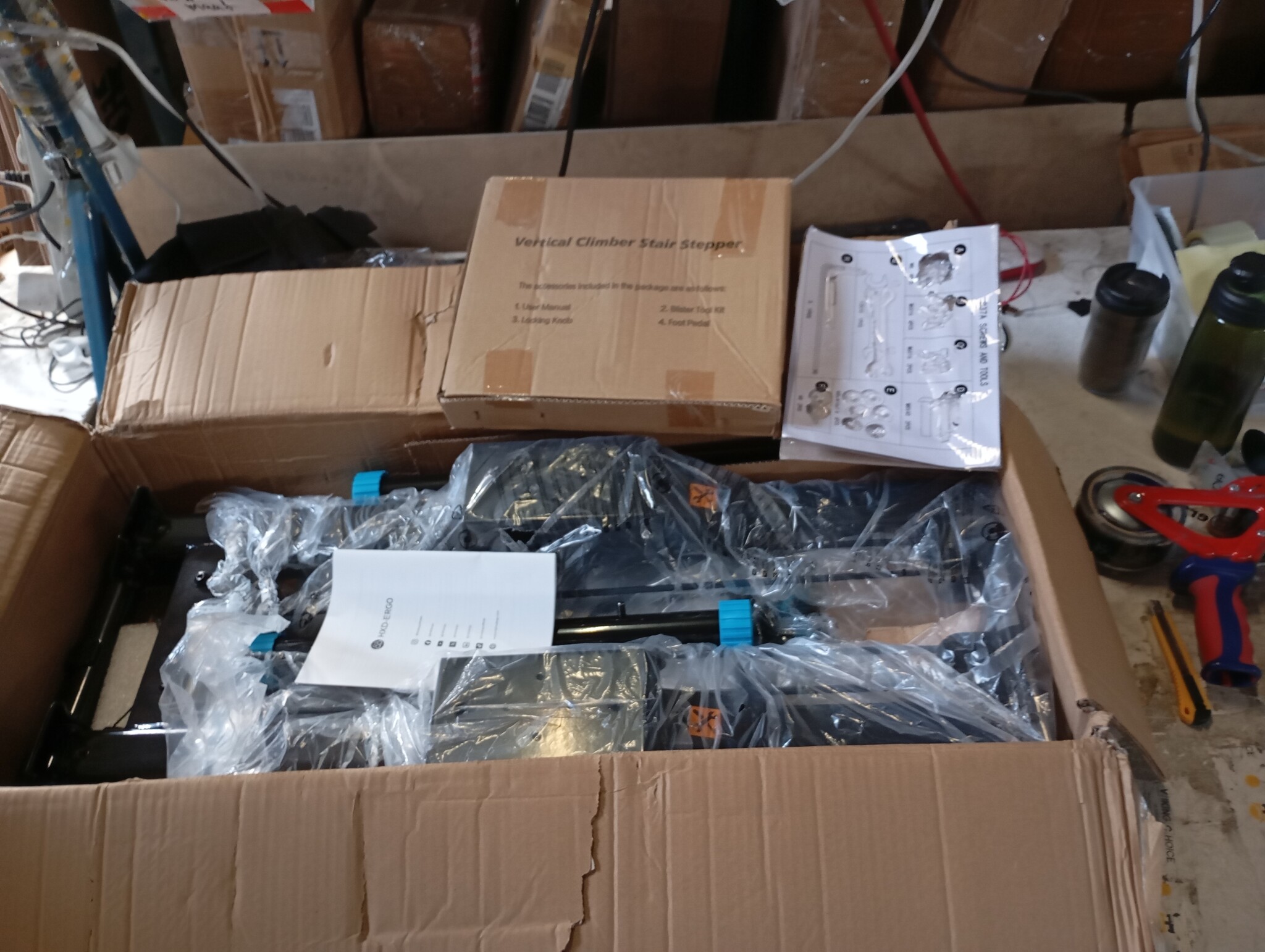 HXD-ERGO Verticale Klimmachine - 60% Korting | Opvouwbaar & Draagbaar