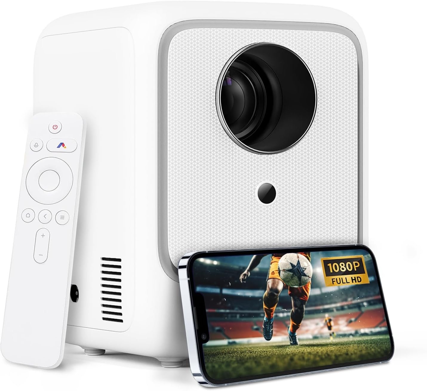 Mini Beamer Heyup Boxe Lite: 1080P, 10000L, Bluetooth - Nu 30% Korting!