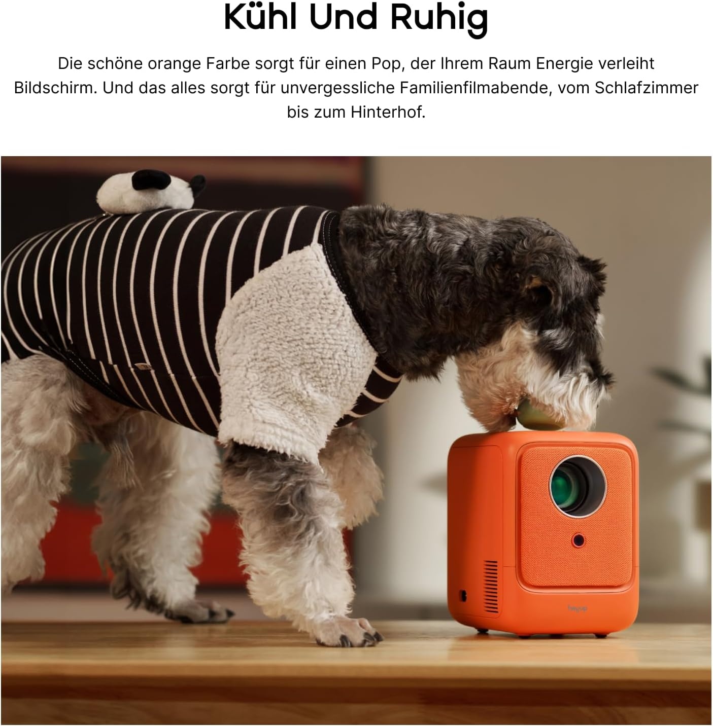 Mini Beamer Heyup Boxe Lite: 1080P, 10000L, Bluetooth - Nu 30% Korting!