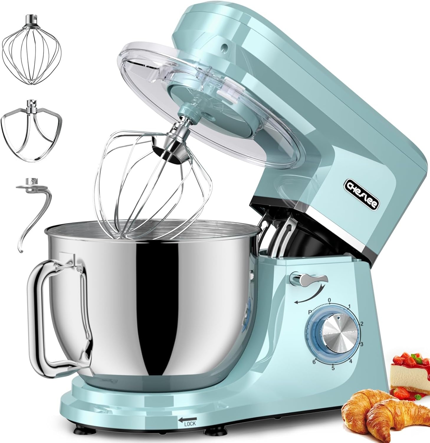 CHeflee Keukenmachine 2000W - 7.2L Kom - 55% Korting!