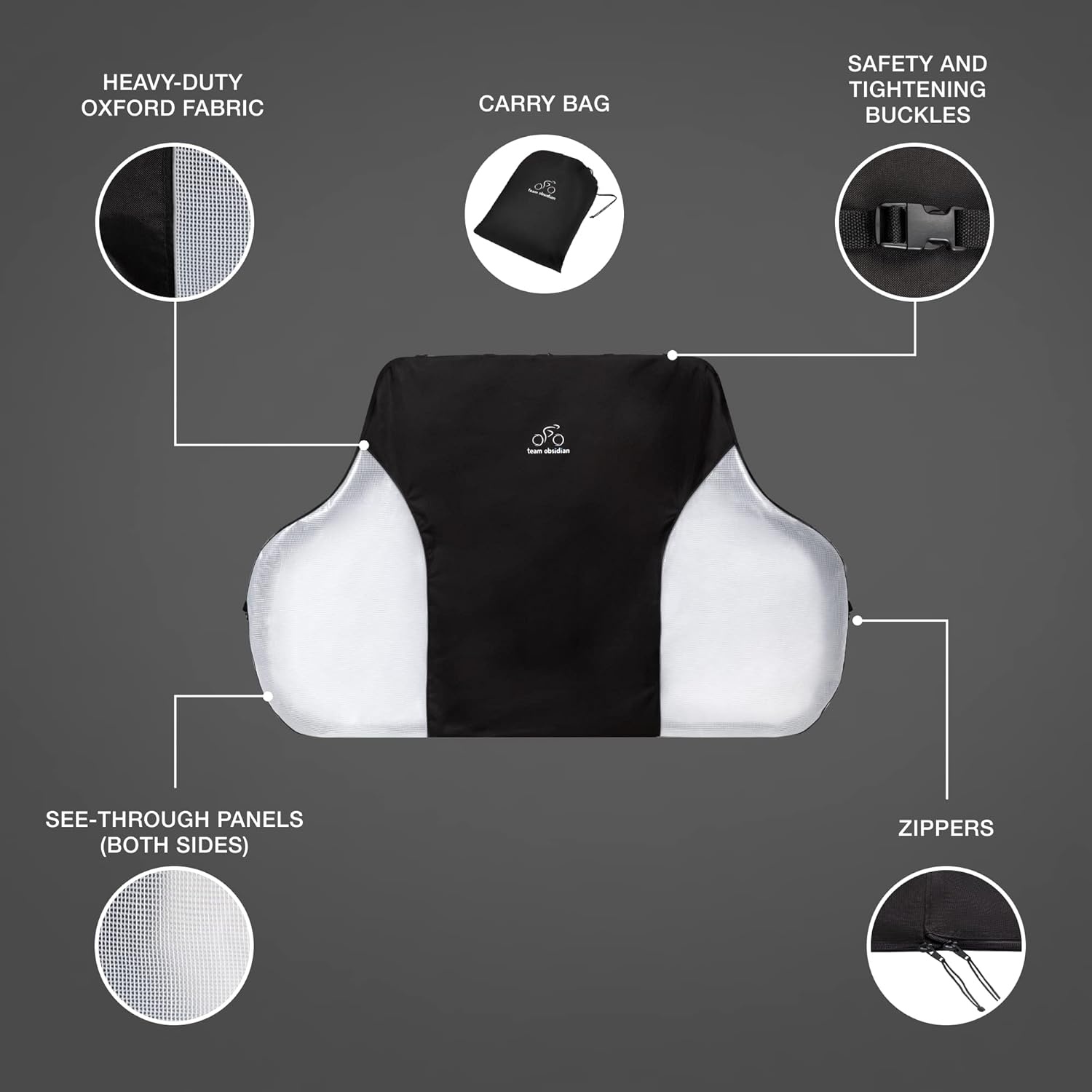 TeamObsidian Fietshoes Oxford 600D - 30% Korting!