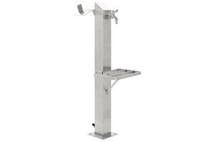 vidaXL Tuinwaterkolom RVS 95cm Vierkant | Nu 37% Korting