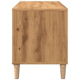 VidaXL Platenkast 100x38x48 cm Artisanaal Eikenhout - 35% Korting