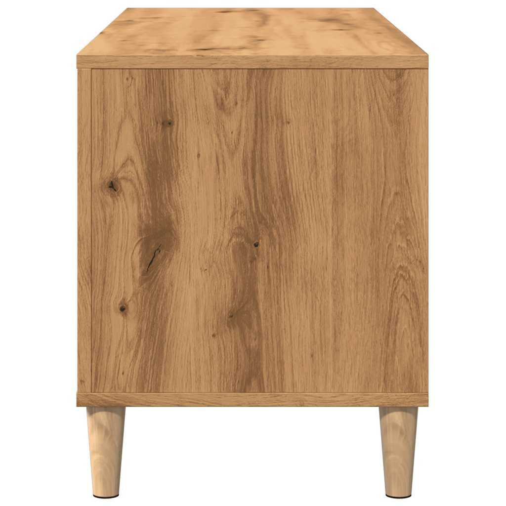 VidaXL Platenkast 100x38x48 cm Artisanaal Eikenhout - 35% Korting