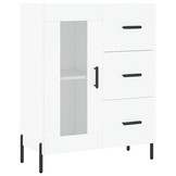 vidaXL Dressoir Wit - 69,5x34x90 cm | 41% Korting!