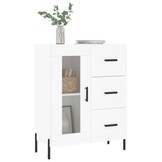 vidaXL Dressoir Wit - 69,5x34x90 cm | 41% Korting!