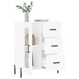 vidaXL Dressoir Wit - 69,5x34x90 cm | 41% Korting!