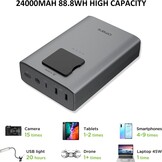 Omars Powerbank 24000mAh met AC Steckdose - 30% Korting!