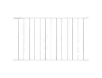 vidaXL Hekpaneel Wit Gep. Staal 1,7x1m - Nu 35% Korting!