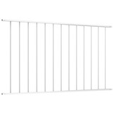 vidaXL Hekpaneel Wit Gep. Staal 1,7x1m - Nu 35% Korting!