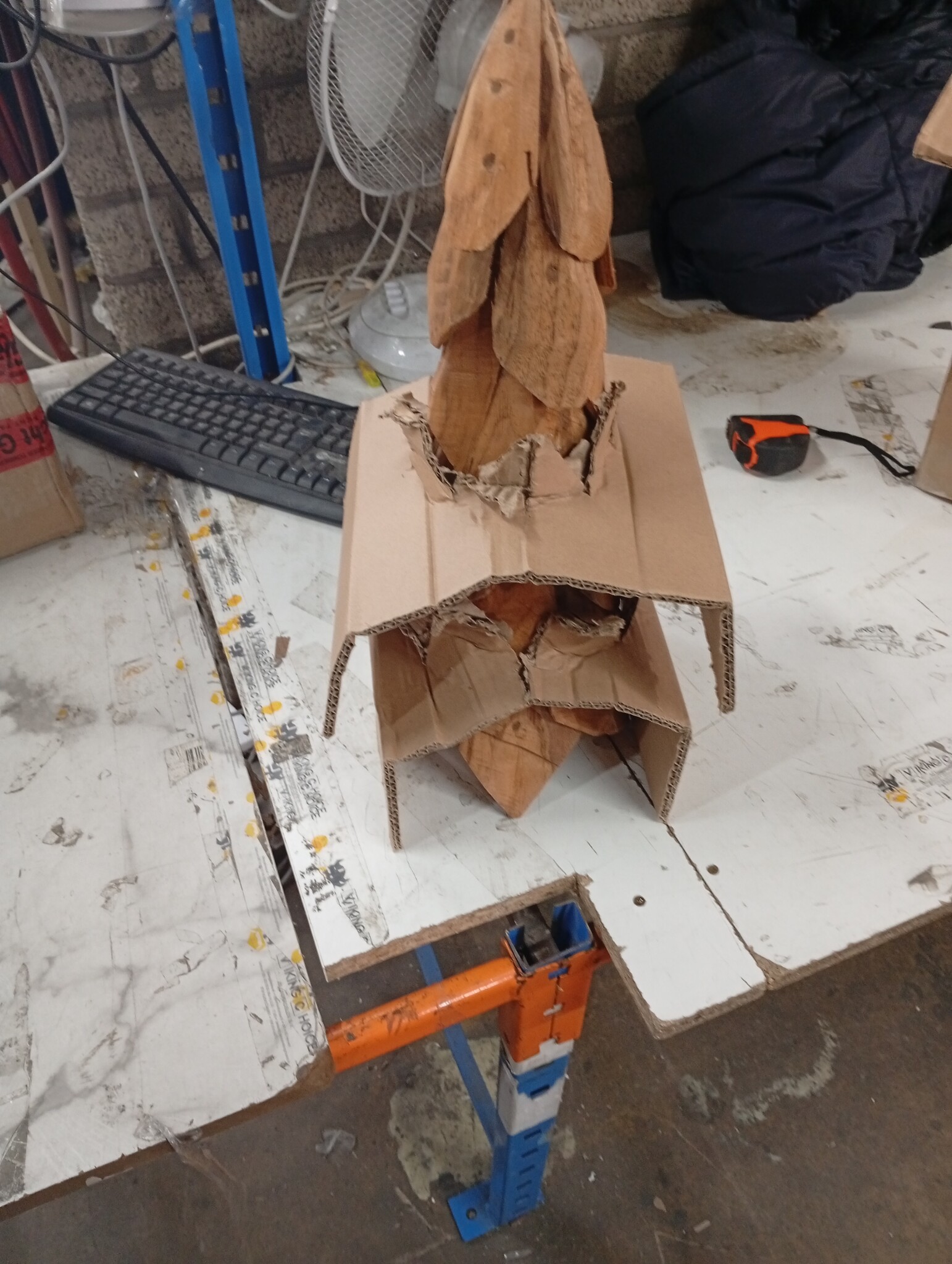 VidaXL Houten Kerstboom 50cm Bruin - 55% Korting