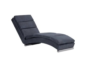 VidaXL Chaise Longue Kunstsuède Grijs - 60% Korting!