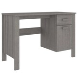 vidaXL Bureau HAMAR 113x50x75 cm Grenenhout - 60% Korting!