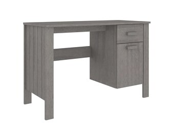 vidaXL Bureau HAMAR 113x50x75 cm Grenenhout - 60% Korting!