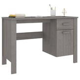 vidaXL Bureau HAMAR 113x50x75 cm Grenenhout - 60% Korting!
