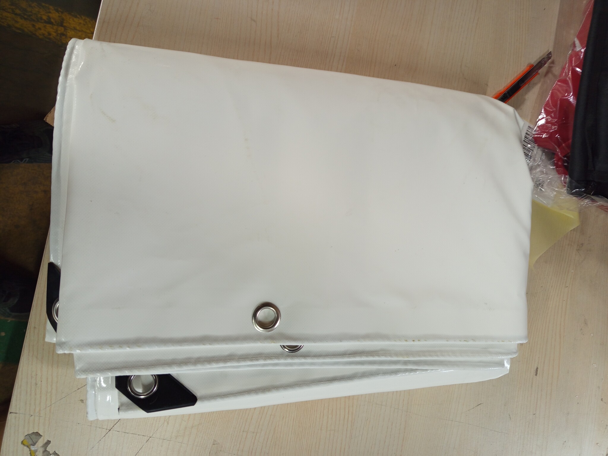 VidaXL Dekzeil 2.5x3.5m Wit (650 g/m²) - 55% Korting!