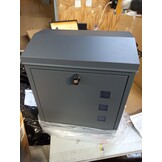 Pakketbrievenbus - wand - 43x24x52 cm - staal - antraciet