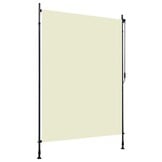 vidaXL Rolgordijn voor buiten 150x270 cm crème