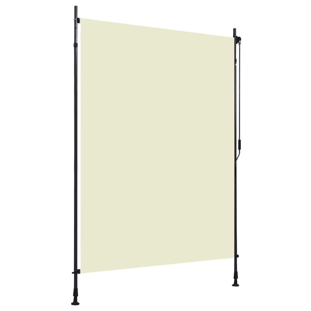 vidaXL Rolgordijn voor buiten 150x270 cm crème