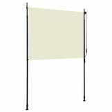 vidaXL Rolgordijn voor buiten 150x270 cm crème