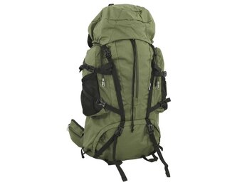 vidaXL Wandelrugzak 80 L oxford stof legergroen