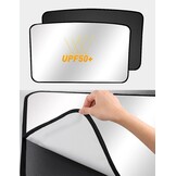 topfit voor Model 3 luifel zonnedak auto UV-bescherming raamluifel opvouwbare glazen dakluifel Model 3 voor- en achterraamluifels voor 2021-2025