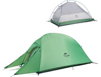 Naturehike Cloud up 1 Person Dome Tent Ultralight Tent Suitable for Camping and Hiking