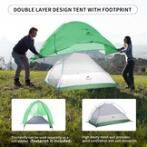 Naturehike Cloud up 1 Person Dome Tent Ultralight Tent Suitable for Camping and Hiking