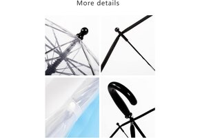 Transparante Kinderparaplu (49% Korting!) - Winddicht & Veilig