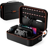 ZOZOVR Switch 2 Draagtas 2025, met 4 stuks duimgrepen, 20 Game Card Slots, Draagbare Reizen Harde Volledige Bescherming All in One Opbergtas voor Nintendo Switch 2 Console Pro Controller Accessoires