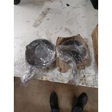 vidaXL Gietijzeren koekenpannen set 3-dlg