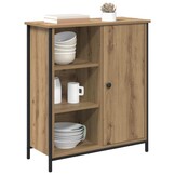 vidaXL Dressoir Artisan Eiken (70x30x80cm) - 35% Korting!