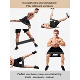 Bekkenbodem Trainingsapparaat 35 kg / 77 lb Verstelbare Kegel Trainer – Innerdij- en Heuptrainer Fitnessapparaat voor Thuisgebruik, Postpartum Herstel voor Vrouwen en Mannen, met Weerstandsband