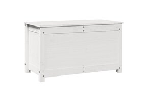 vidaXL Opbergbox Grenenhout Wit | 55% Korting | 80x40x45,5 cm